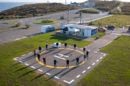 Vertipuerto urbano del Instituto Tecnológico de Galicia en A Coruña, en una imagen cedida por la institución.