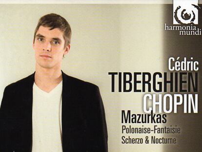 Portada del disco 'Chopin' de Cédric Tiberghien