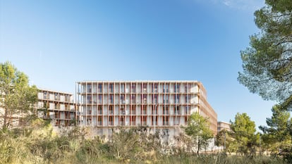 136 viviendas en Gavá de HArquitectes.