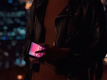 El Galaxy de pantalla flexible aparece en un vídeo oficial de Samsung