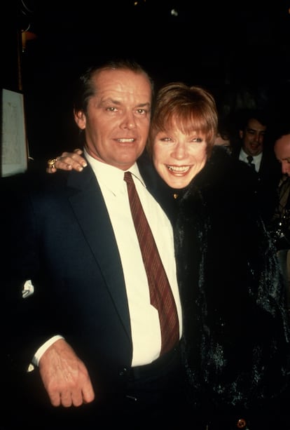 Jack Nicholson y Shirley MacLaine en 1984.