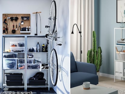 Elegimos una serie de estanterías metálicas con diseño Ikea al mejor precio.