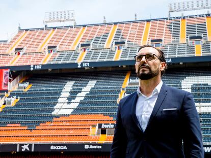 Bordalás, en Mestalla.