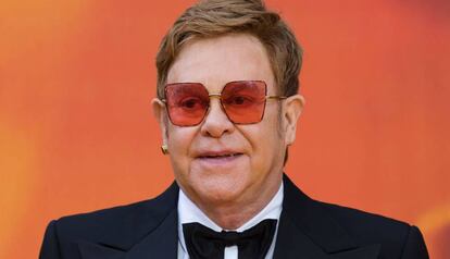 El cantante Elton John, uno de los afectados por la publicación de las direcciones, en Londres, el pasado mes de julio.
