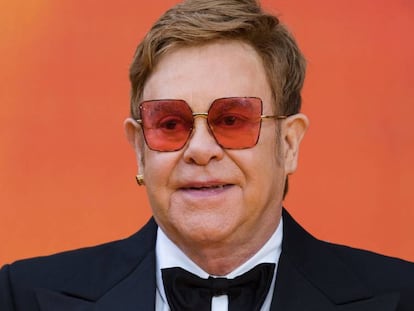 El cantante Elton John, uno de los afectados por la publicación de las direcciones, en Londres, el pasado mes de julio.