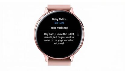 Outlook para Galaxy Watch de Samsung.