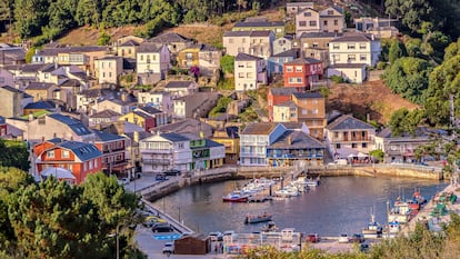 Vista del pueblo pesquero de O Barqueiro, en la provincia de A Coruña.