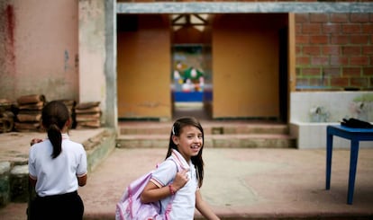 Estudiante en comunidad rural La Ceja del Tambo, Colombia.