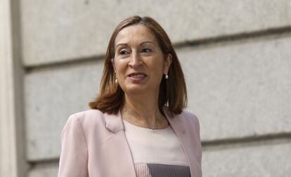 La ministra de Fomento en funciones, Ana Pastor, propuesta por Mariano Rajoy para presidir el Congreso