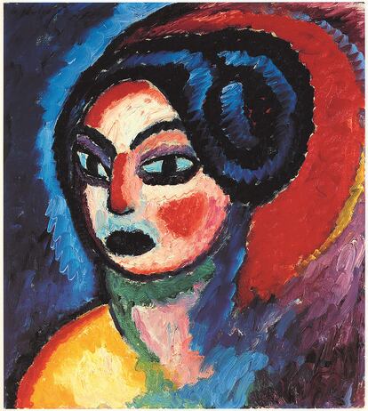 'Princesa Turandot' (1912), óleo sobre lienzo, de Alexéi von Jawlensky.