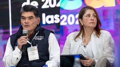 Gregorio Eljach e Iris Marín.