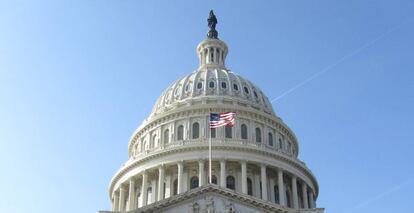 El Capitolio de EE UU, la sede legislativa del país, en Washington.