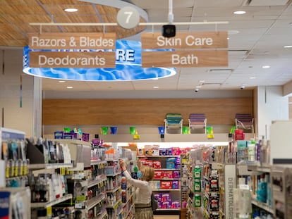 El interior de una tienda de Rite Aid en Nueva York, en una imagen de 2020.