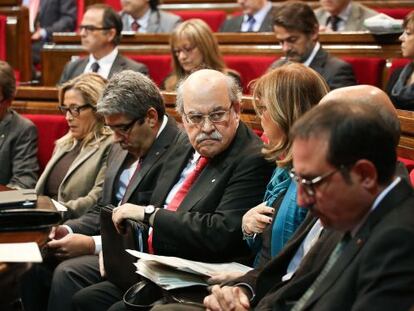 Debate sobre los Presupuestos de la Generalitat en el Parlament.