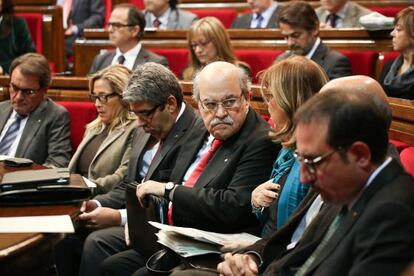 Debate sobre los Presupuestos de la Generalitat en el Parlament.