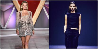 No es especialmente alta, ni de belleza exuberante pero tiene algo especial. Así es Kate Moss, una de las modelos más polémicas de los últimos años. Moss (Londres, 1974), que se mantuvo durante 20 años sobre las pasarelas de todo el mundo, ha trabajado con diseñadores de la talla de Alexander McQueen, Galliano, Marc Jacobs o Stella McCartney. Emblema del estilo ‘grunge’ desaliñado de los 90, la supermodelo vivió sus horas más bajas en 2005 cuando salió a la luz un vídeo en el que se la veía esnifando cocaína juntos a su pareja de aquel entonces Pete Doherty. Un traspié que supo aprovechar en su vuelta a las pasarelas para aumentar su caché. Sigue estando en las portadas.