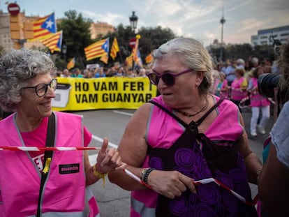 Una de las manifestaciones organizadas por la ANC en Barcelona.