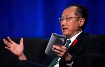 El presidente del Banco Mundial Jim Yong Kim planteó un único objetivo durante su presentación: erradicar definitivamente la pandemia