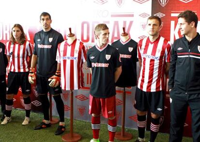 Presentación de la indumentaria del Athletic para la campaña 2012-2013.