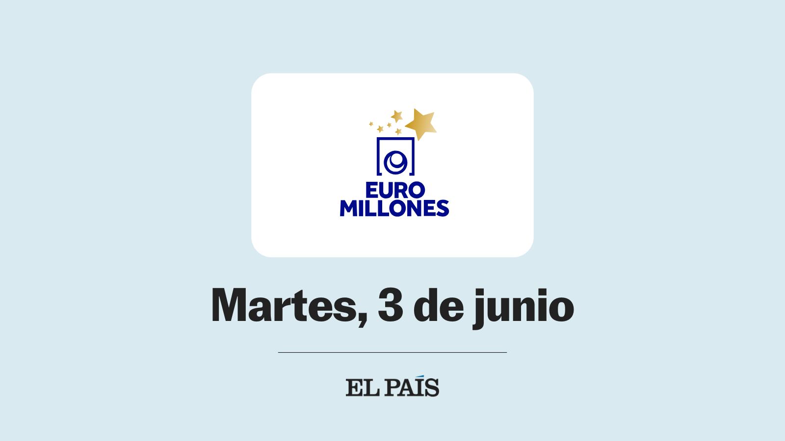 Euromillones: sorteo del martes 3 de junio