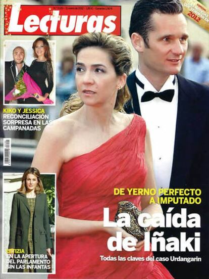 Portada de la revista <i>Lecturas</i>, del 4 al 11 de enero de 2012