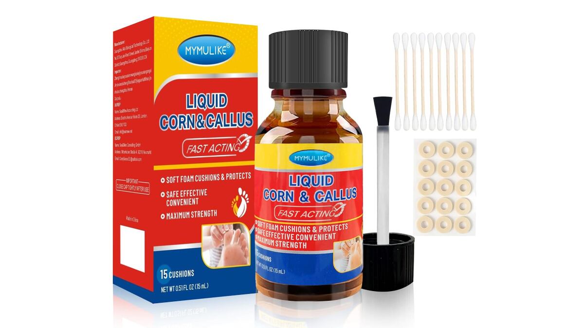 Kit antiverrugas en formato líquido.