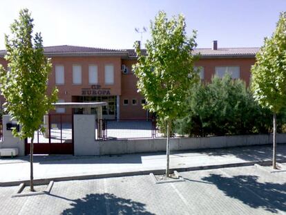 El CEIP Europa, donde se ha producido el intento de rapto.