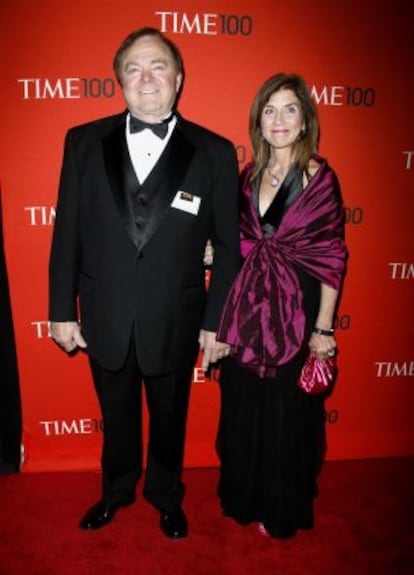 El empresario petrolero Harold Hamm y su exmujer, Sue Ann, en 2012. 