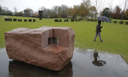 Vista este viernes del museo Chillida-Leku, en Hernani (Gipuzkoa).