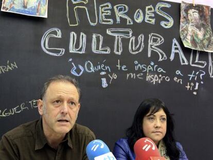 Roberto Uriarte y Asun Merinero de Podemos Euskadi