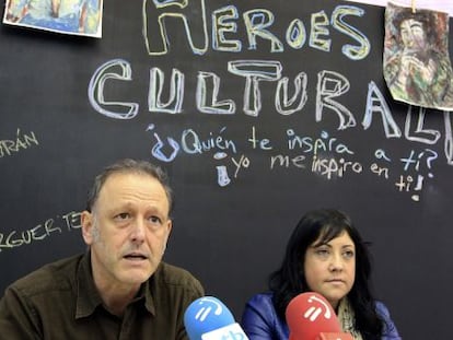 Roberto Uriarte y Asun Merinero de Podemos Euskadi