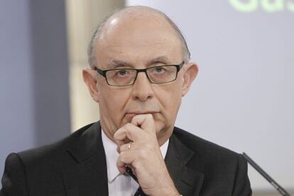 El ministro de Hacienda, Cristobal Montoro.