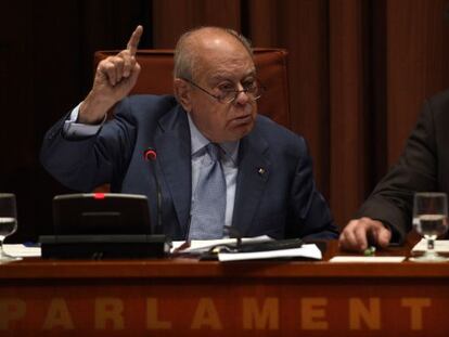 Jordi Pujol, en su comparecencia en el Parlament.