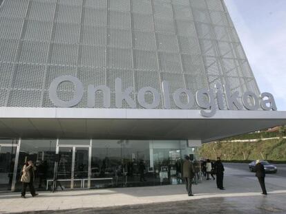 Imagen de la entrada del Instituto Oncológico de San Sebastián.