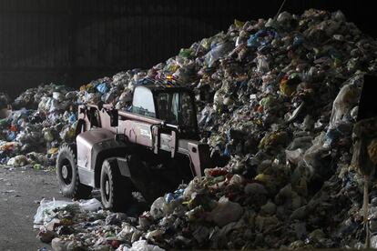 El centro de incineración de basura de Valdemingómez (Madrid). 