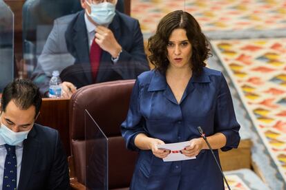 Madrid premier Isabel Díaz Ayuso on Thursday.