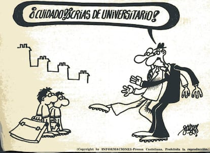 Una de las viñetas de Forges.