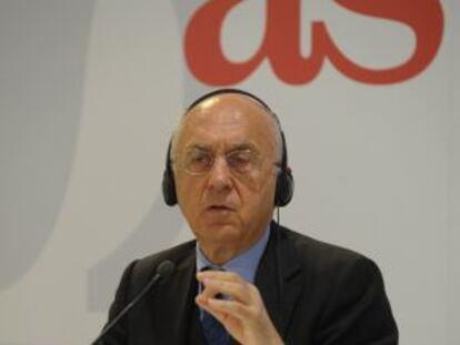 El fiscal jefe de Turín, Raffaele Guariniello, durante su intervención en el Foro AS