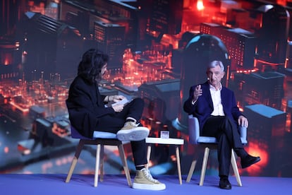 Rafael Dezcallar, diplomático y exembajador en China (derecha), en conversación con Jaime García Cantero, director de 'Retina'.