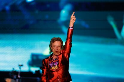 Mick Jagger, en forma a sus 78 años. 