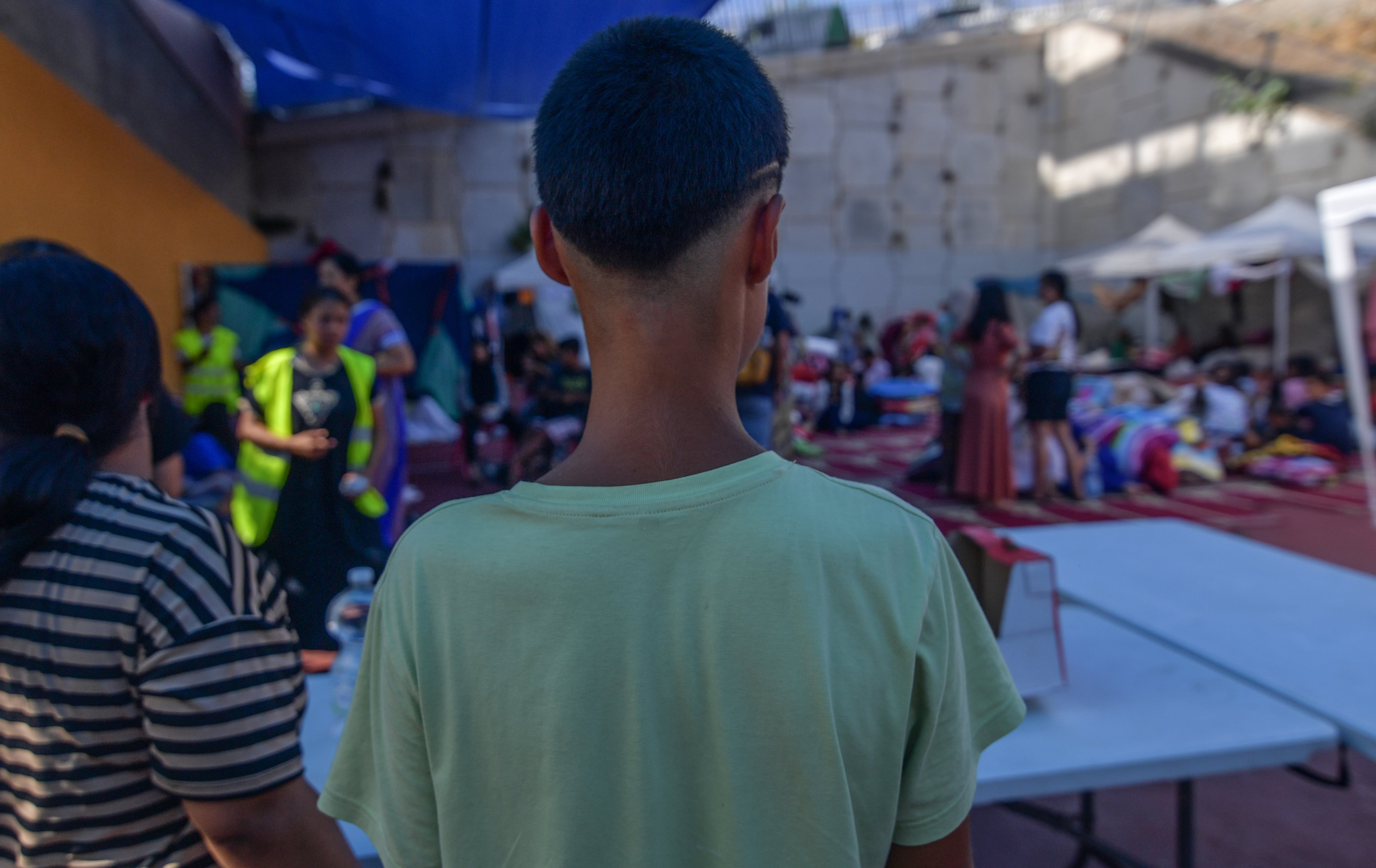 Hablan los niños migrantes en Ceuta de los que todos hablan