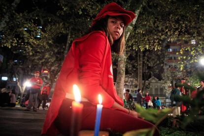 Na noite do dia 09 de maio houve uma vigília em Curitiba, feita por apoiadores de Lula.