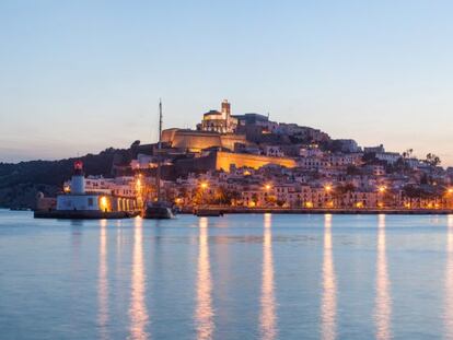 Horabaixa a Dalt Vila d'Eivissa.