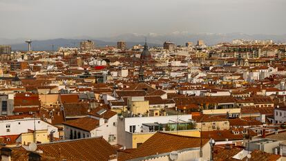 Panorámica del centro de Madrid.