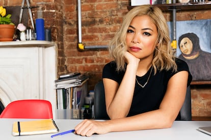 Jia Tolentino, fotografiada en su casa en Nueva York.