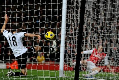 Nasri marca el segundo gol