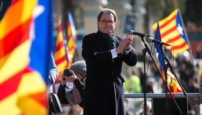 Inicio del juicio contra el expresidente catal&aacute;n, Artur Mas. 