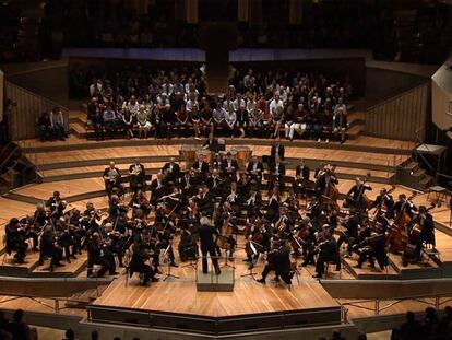 Uno de los momentos del concierto en la Filarm&oacute;nica de Berl&iacute;n. 