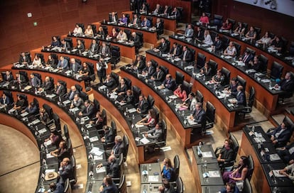 El Senado mexicano en la inauguración de la legislatura.