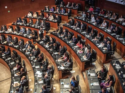 El Senado mexicano en la inauguración de la legislatura.